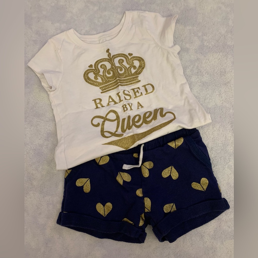 Toddler shorts and shirt